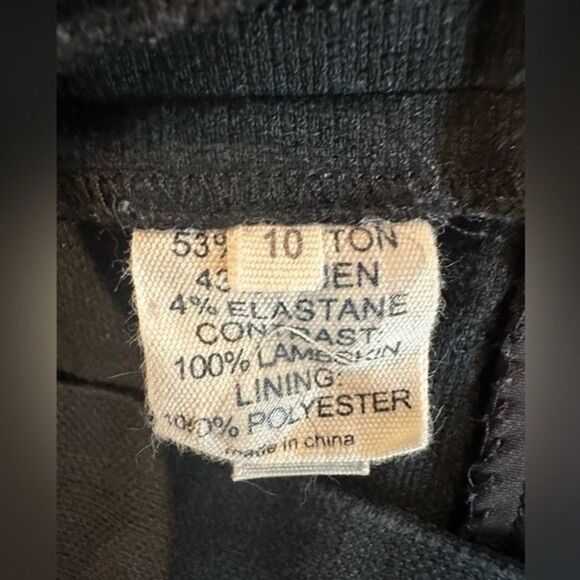 L'agence | Color Block Sheath Dress Linen Lambskin Size 10 - Picture 12 of 13